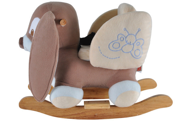 Weicher Plüsch-Schaukelkaninchen