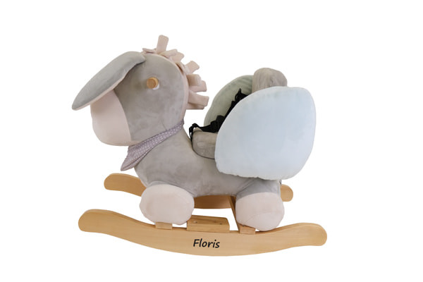 Nattou Esel mit Namensaufkleber