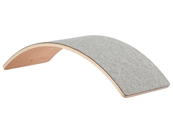 Mit grauer Filzschicht