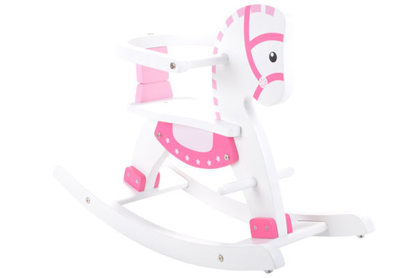Schaukeln macht richtig Spaß mit diesem Schaukelpferd.