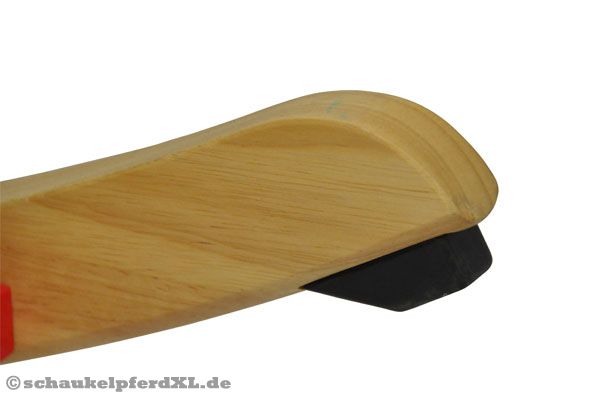 Praktisch: Stopper unter den Kufen.