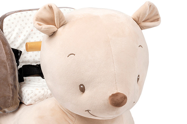 Mit Plüsch bezogen.