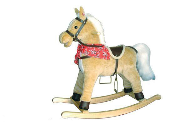 Plüsch Schaukelpferd von New Classic Toys.