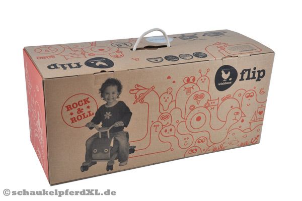 Original Wishbonebike Verpackung des Flip 2-in-1.