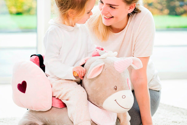 Weiches Plüsch Einhorn.